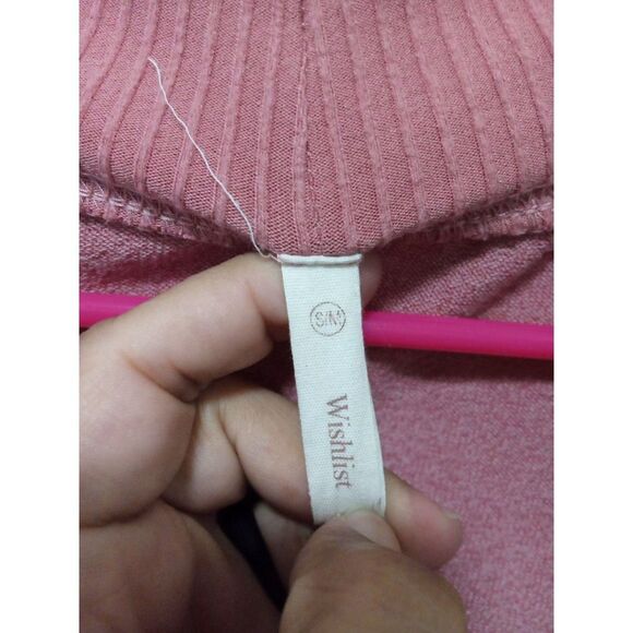 Wishlist Women's Mauve Pink Wrap Around Tie Cardigan S/M - Picture 4 of 4